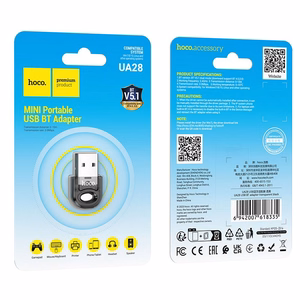 Hoco UA28 Bluetooth 5.1 sovitin musta