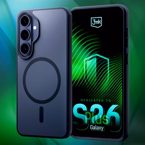Samsung Galaxy S26+ – 3mk Smoke MagCase puhelimen suojakuori