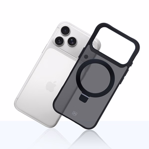 3mk Smoke Case Mag&Stand iPhone 17 Pro:lle - Musta