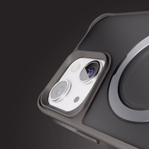 Etteri Matte Mag Ring kuori iPhone 12 / 12 Pro 6,1 harmaa