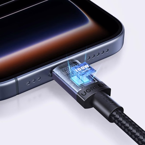 Ugreen USB-C - USB-C PD -kaapeli 100W 5A 2m - musta