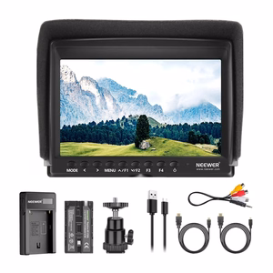 NEEWER F100 -kenttämonitori + USB-laturi + akkusarja