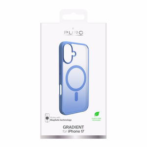 Puro Gradient TPU MagSafe -yhteensopiva Suojakuori iPhone 17:lle - sininen