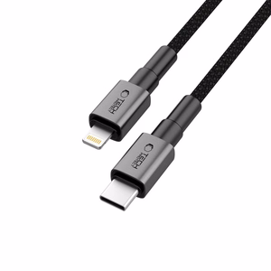 Tech-Protect Ultraboost DNA USB-C / Lightning PD27W/3A kaapeli 200 cm - harmaa