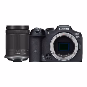 Canon D.CAM EOS R7 RF-S 18-150 IS STM EU26 (AIP2) Megapixel 32.5 MP Image stabilizer ISO sensitivity (max) 32000 Wi-Fi Video recording Manual CMOS Black