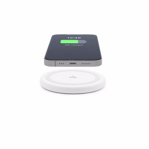 Puro Qi 10 W langaton latausalusta Android- ja iPhone-laitteille, valkoinen