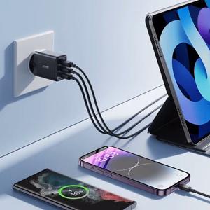 Charger Joyroom "JR-TCN02" Black 17W (3xUSB)