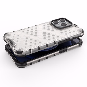 Honeycomb Asia panssari kansi TPU puskuri iPhone 13 Pro punainen