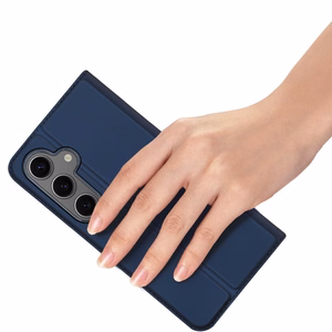 DUX DUCIS wallet case SKIN PRO for SAMSUNG S24 FE blue