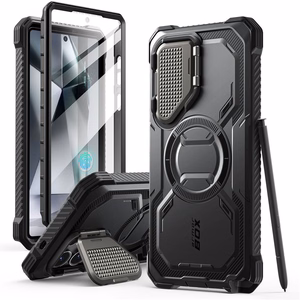 Supcase IBLSN Armorbox Mag Suojakuori Samsung Galaxy S25 Ultralle - musta