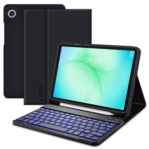 Tech-Protect SC Pen Case for Samsung Galaxy Tab A9 / A11 8.7 X110 / X115 / X133 / X135 - Black