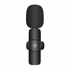 PULUZ PU3083B 2.4 GHz wireless lavalier microphone with Lightning receiver for iOS devices, black