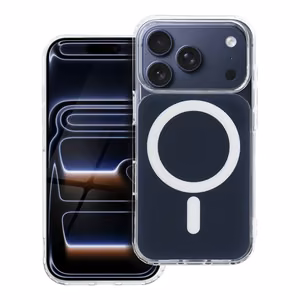 Case for Samsung A37 Clear Fusion Mag Cover compatible with MagSafe navy blue