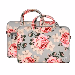 Wonder Briefcase Kannettava 15-16 tuumaa harmaa ja ruusut