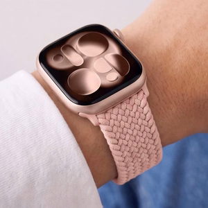 Tech-Protect NylonMag Hihna Apple Watch 4/5/6/7/8/9/SE/Ultra 1/2 (42/44/45/49 mm) tommuinen roosa