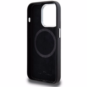 BMW Signature Wrapped Metal MagSafe Suojakuori iPhone 14 Pro:lle - musta