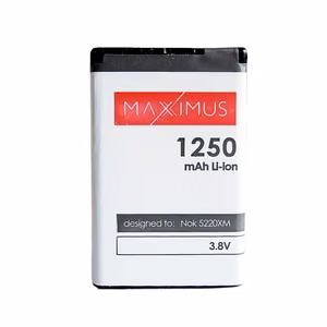 Akku MAXXIMUS NOK 5220XM/6303 1250 LION c3-01/c5/c6-01