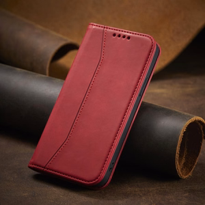 Magnet Fancy Case case for iPhone 14 Plus flip cover wallet stand red