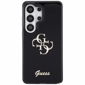 Guess IML Big Metal 4G Script case for Samsung Galaxy S26 Ultra - black