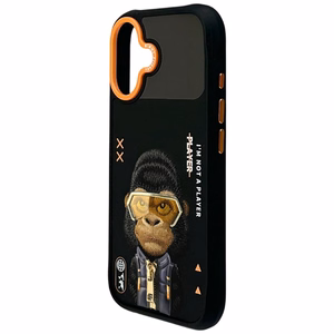 Nimmy Cool&Cute 2.0 Gorilla Suojakuori iPhone 17:lle - Musta