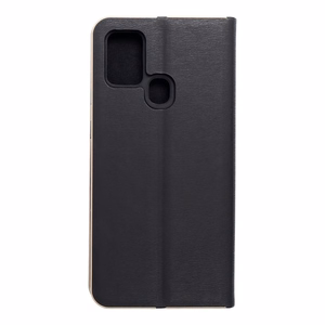 Flip case for Samsung A21s Luna Book Gold black
