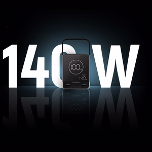 Cuktech Powerbank 300W 40000mAh with Wireless Charging 2x USB-C + 2x USB-A - Black