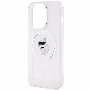 Karl Lagerfeld IML Choupette MagSafe suojakuori iPhone 13 Pro Max:lle - läpinäkyvä