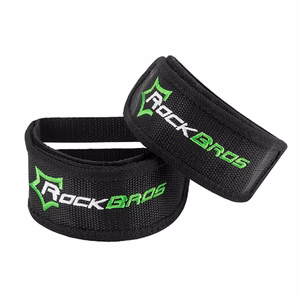 Rockbros GZT1001BK polkupyörän poljinremmit, 2 kpl - mustat