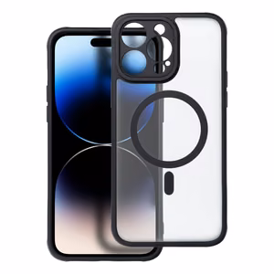 Suojakuori iPhone 14 PRO MAX:lle Full Matte Mag Cover yhteensopiva MagSafe musta