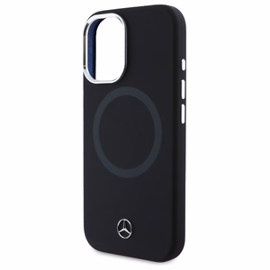 Mercedes MEHMP16S23SUTTK iPhone 16 6.1" musta/musta kovakuori Silicone Tonal Logo MagSafe