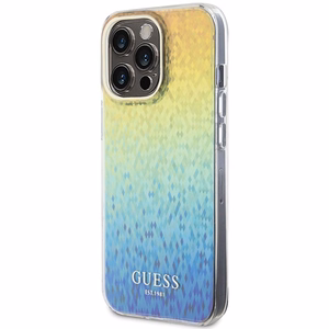 Guess IML Faceted Mirror Disco Iridescent Suojakuori iPhone 15 Pro Max:lle - monivärinen