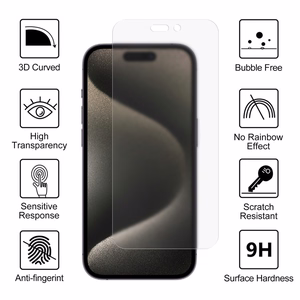 Vmax karkaistu lasi 0.33mm kirkas lasi iPhone 12 / 12 Pro 6,1'' matta
