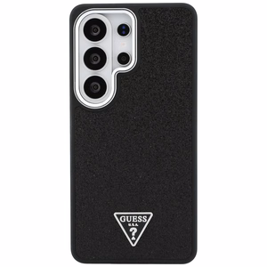Guess case Fixed Glitter Triangle MagSafe for Samsung Galaxy S26 Ultra black