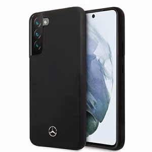 Mercedes Silicone Line Case for Samsung Galaxy S22+ - Black