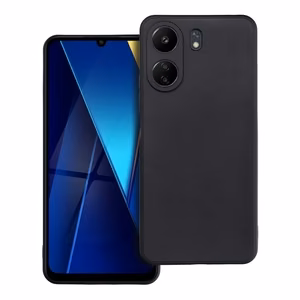 Matt musta Suojakuori Xiaomi Poco C65:lle