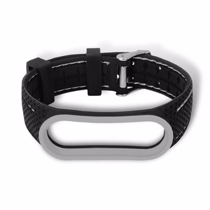 Elastomeeri hihna LIFESTYLE Xiaomi Mi Band 7:lle musta (03)