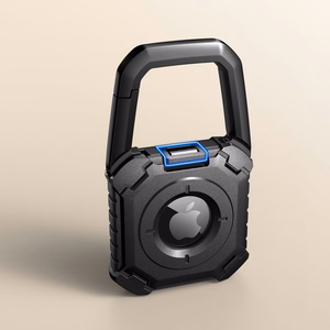 Tech-Protect Kevlar Suojakuori Apple AirTag 1/2:lle - Musta