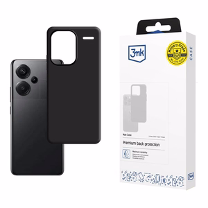 3mk Matt Case -suojakuori Xiaomi Redmi Note 13 Pro+:lle - musta