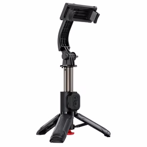 Acefast E42 Selfie Stick with Automatic Tripod and Bluetooth Remote Control 63 cm - Black