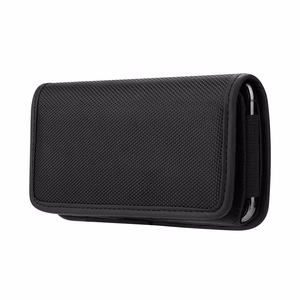 Vaakasuuntainen yleinen suojakuori OXFORD malli 3 iPhone 11 / 11 PRO / 12 / 12 PRO / 13 / 13 PRO / Samsung A10 / A41 / A50 / A51 / Huawei P30 LITE / P40 / P8 / P9 LITE:lle musta