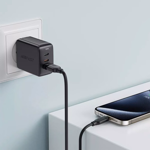 Acefast C16-04 USB-kaapeli USB-A - USB-C 1,2 m musta
