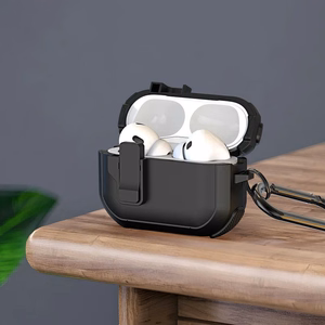 DUX DUCIS PECP - TPU+PC suojakotelo AirPods 4 musta