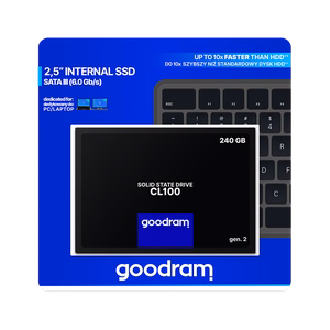 SSD-levy Goodram CL100 Gen. 3 240 GB SATA III 2,5"