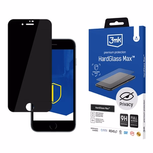 9H yksityisyyslasi 3mk HardGlass Max Privacy iPhone 7 / 8:lle