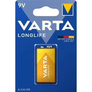 VARTA alkaliparisto 9V (Type 6LR61) Longlife 1 kpl