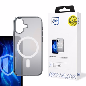 3mk Frosty MagCase White Suojakuori Apple iPhone 16:lle - valkoinen