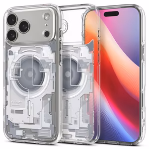 Spigen Ultra Hybrid Mag Magsafe Suojakuori iPhone 17 Pro:lle Zero One valkoinen