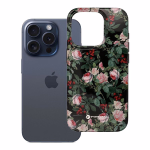 Suojakuori iPhone 15 PRO:lle Forcell F-Protect Mirage Military Drop-Test ruusudraama