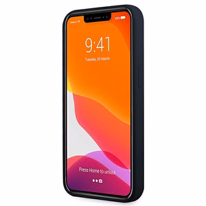 BMW Silikoni allekirjoituskotelo iPhone 13 mini - laivastonsininen