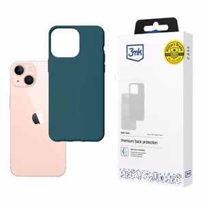 Kotelo iPhone 14 Plus:lle 3mk Matt Case -sarjasta - tummanvihreä